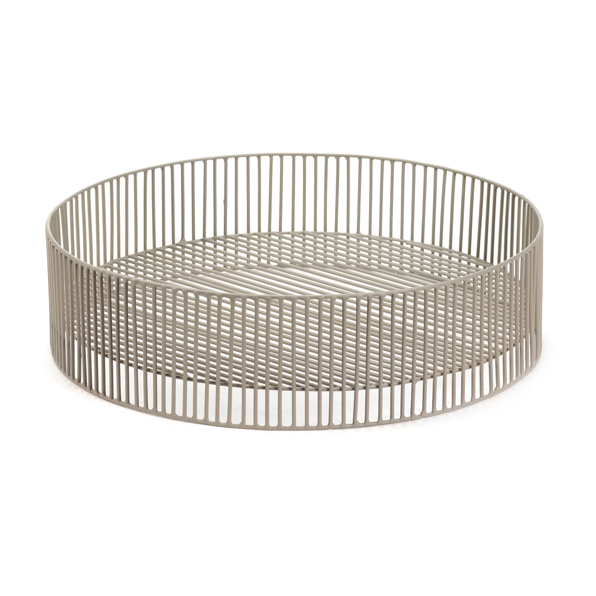 Turn basket low 40 cm, Grey Serax