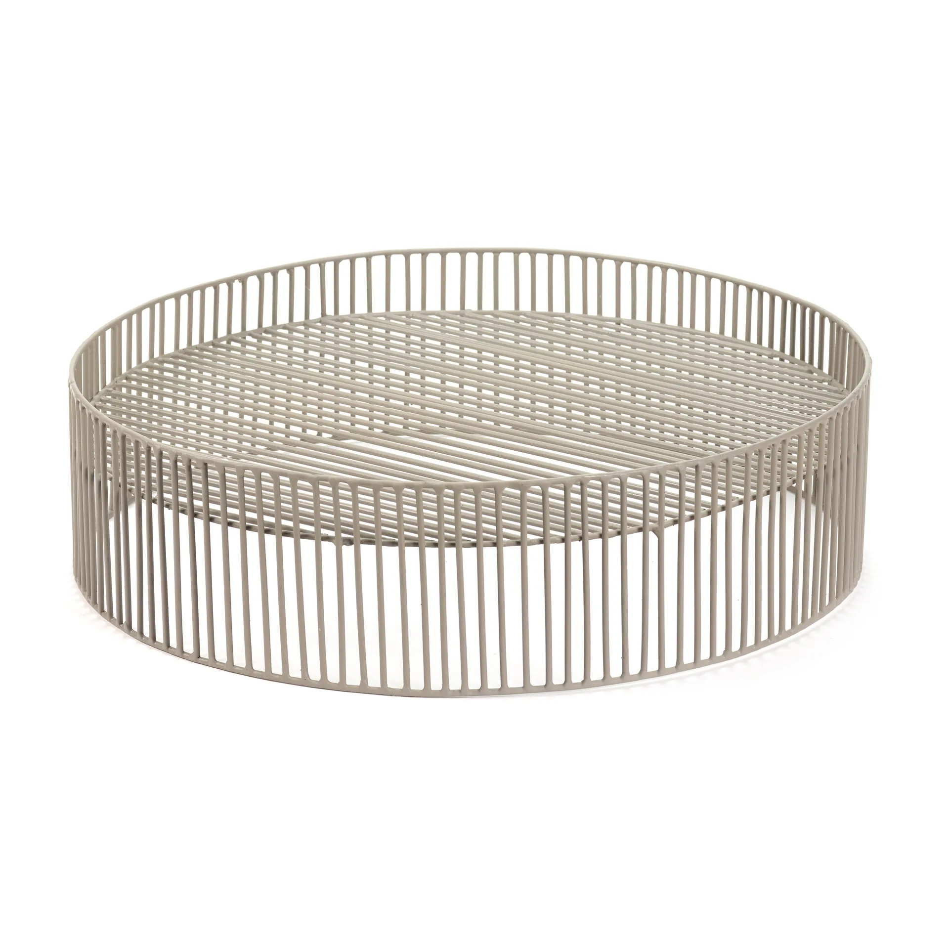 Turn basket low 40 cm, Grey Serax