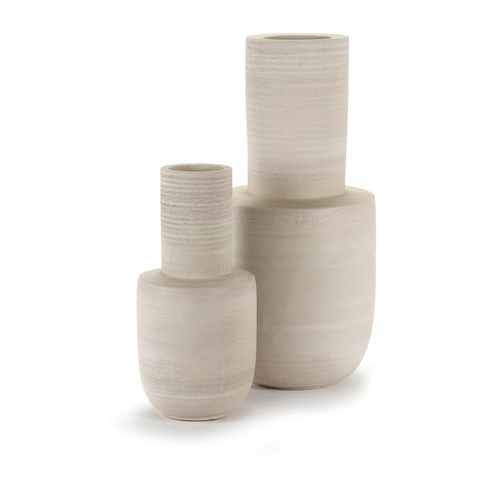 Volumes vase L 25 cm, Beige Serax