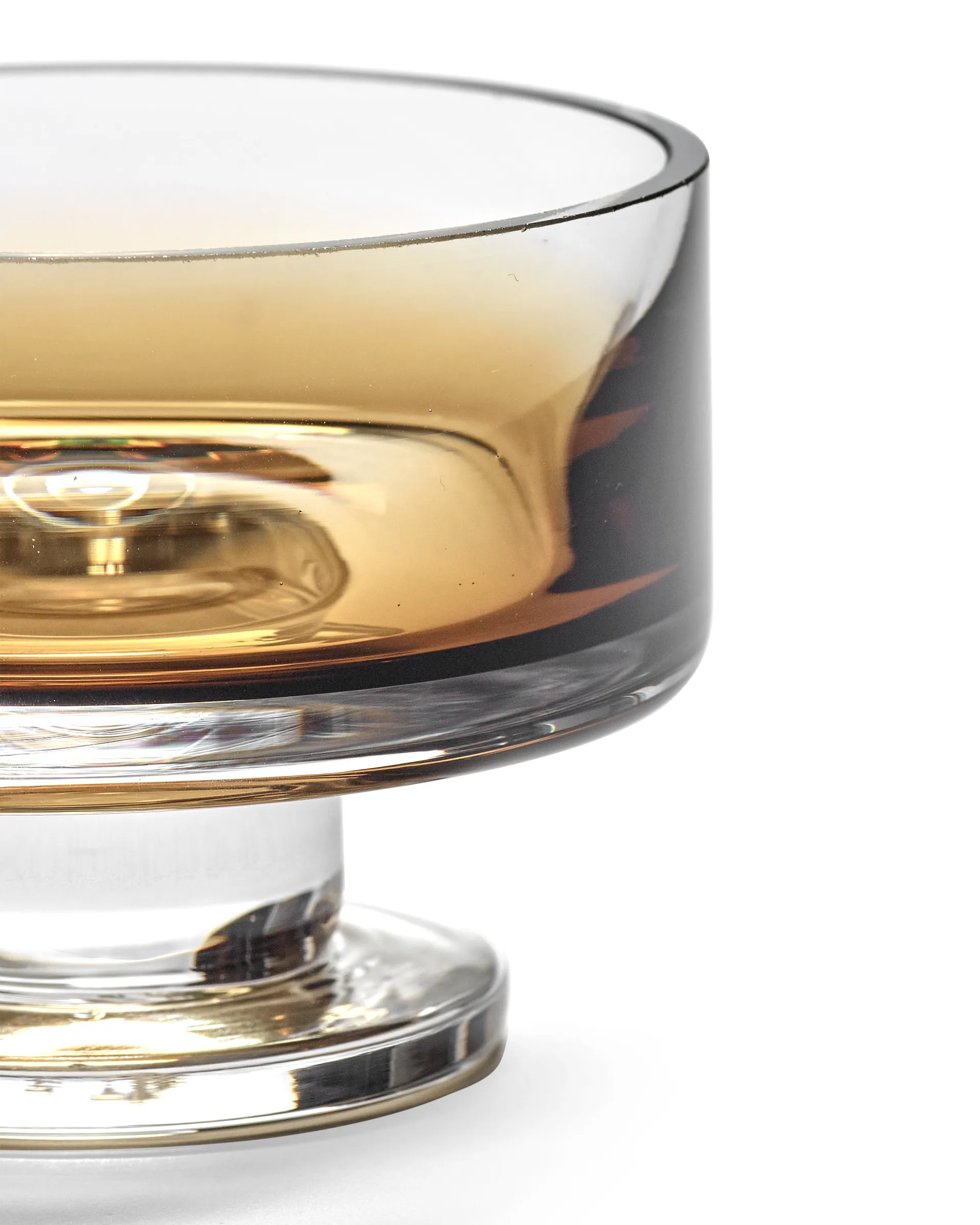 Zuma low bowl on foot S Ø8.5 cm, Amber Serax