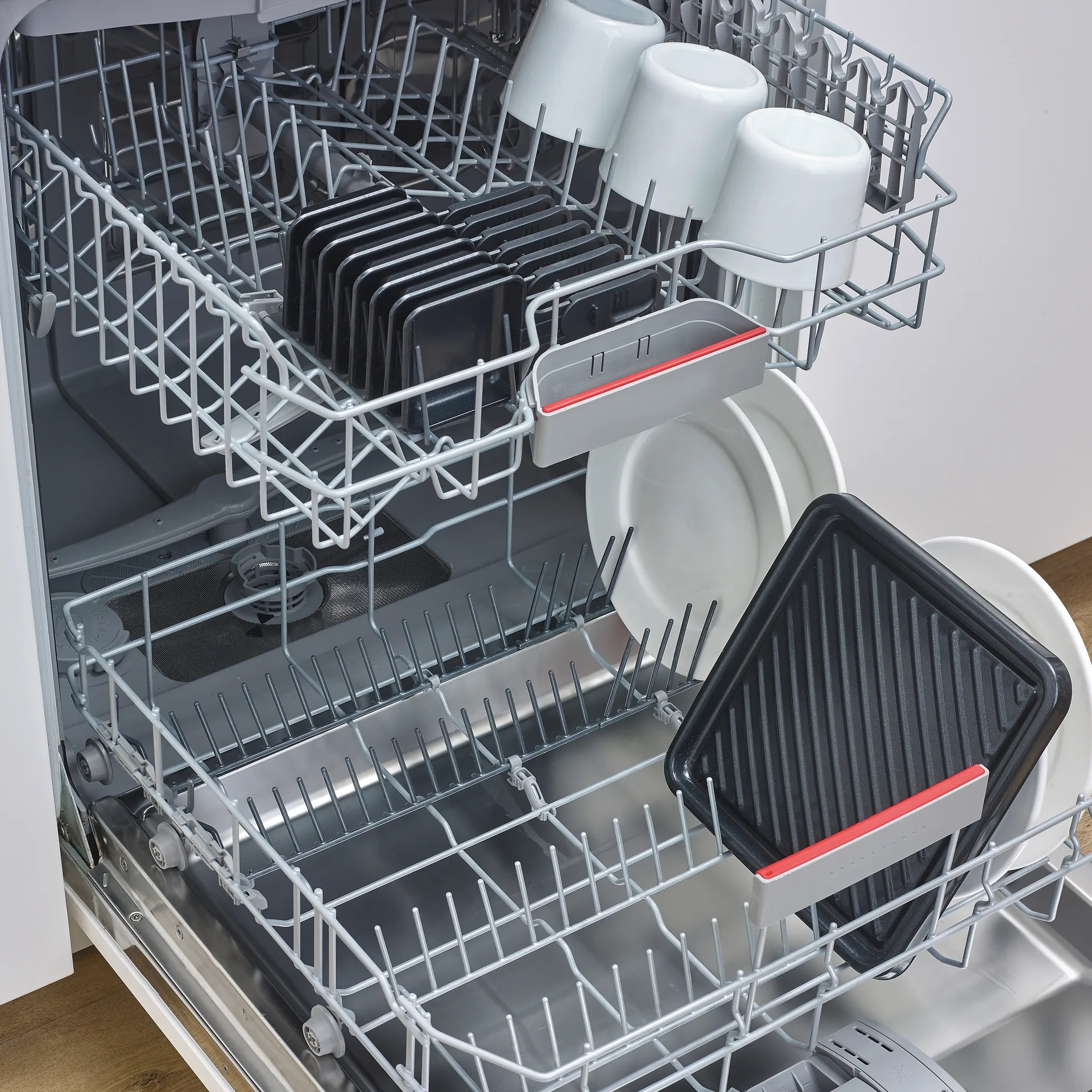 Black Line Raclette grill and stone plate RG 2366, 16 pieces Severin