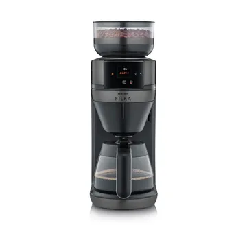 FILKA 2.0 KA 4854 fully automatic coffee maker - Dark Inox, glass carafe - Severin