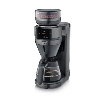 FILKA 2.0 KA 4854 fully automatic coffee maker - Dark Inox, glass carafe - Severin