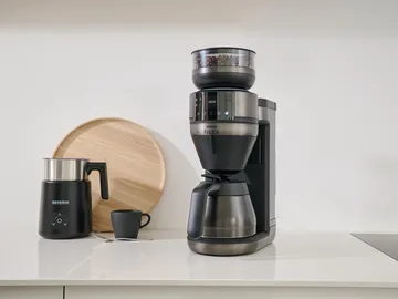 FILKA 2.0 KA 4854 fully automatic coffee maker - Dark Inox, thermos - Severin