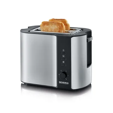 Severin AT 2589 Toaster 2 Slices - Brushed steel-black - Severin