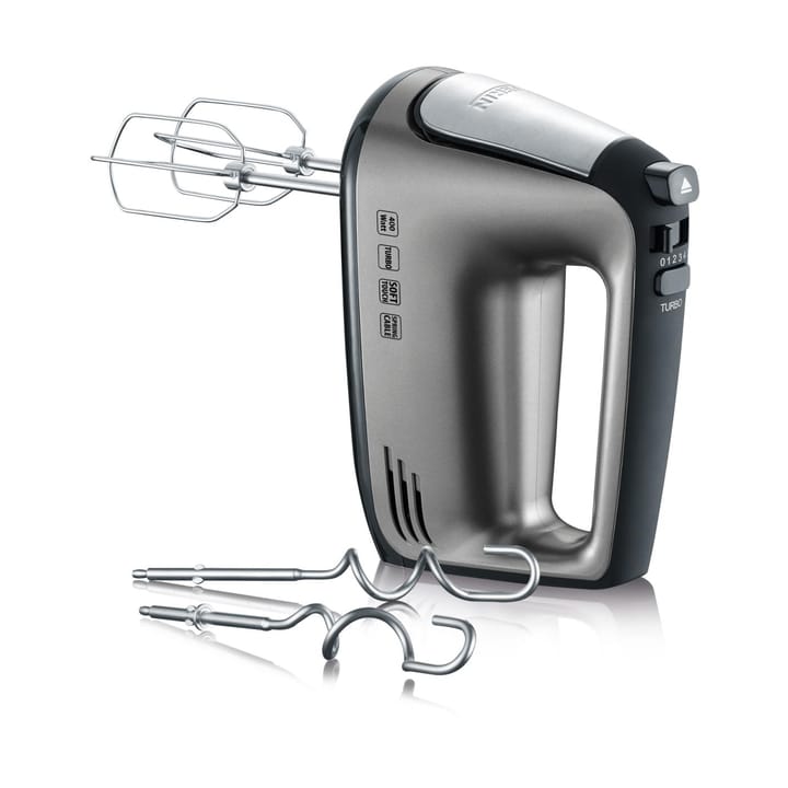 Severin HM 3832 hand mixer - Gray-metal-black - Severin
