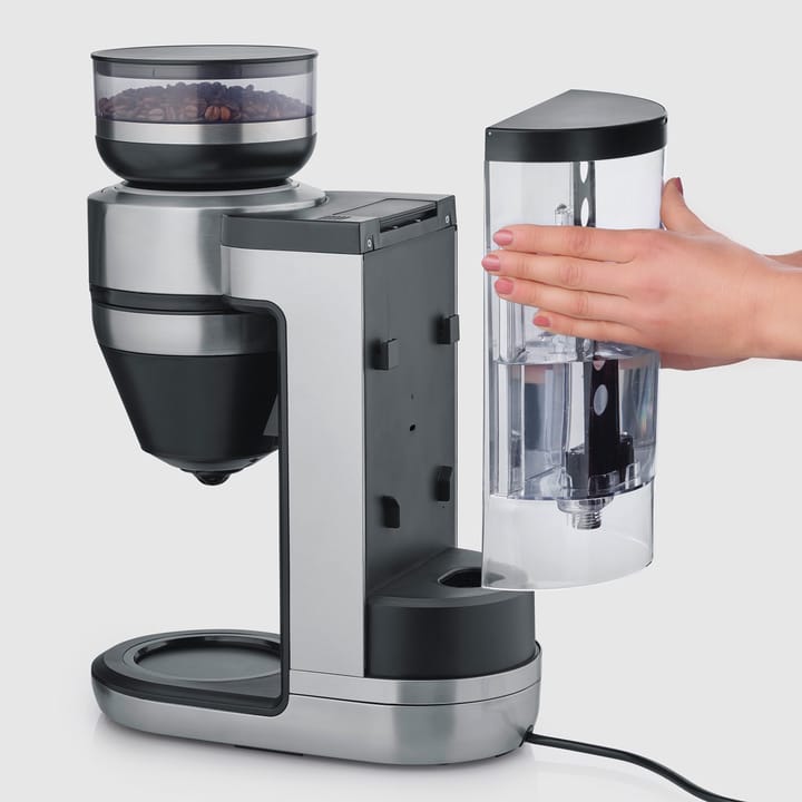 Severin KA 4851 FILKA fully automatic coffee maker, Brushed steel-black Severin