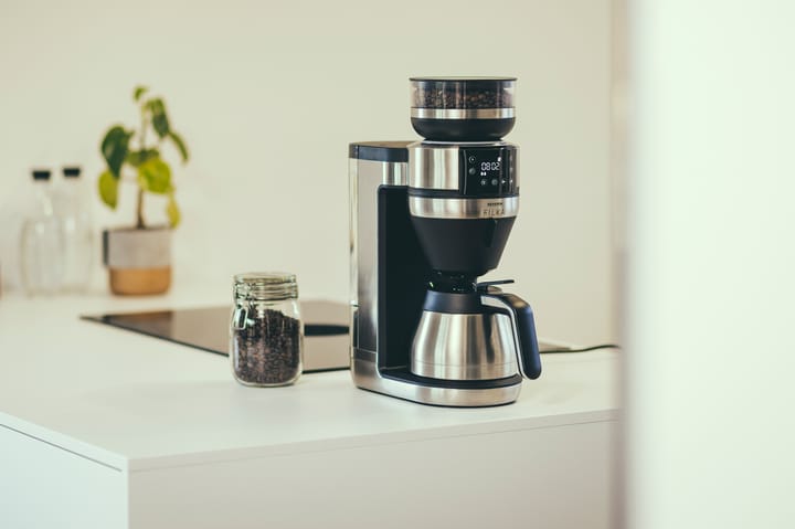 Severin KA 4851 FILKA fully automatic coffee maker, Brushed steel-black Severin