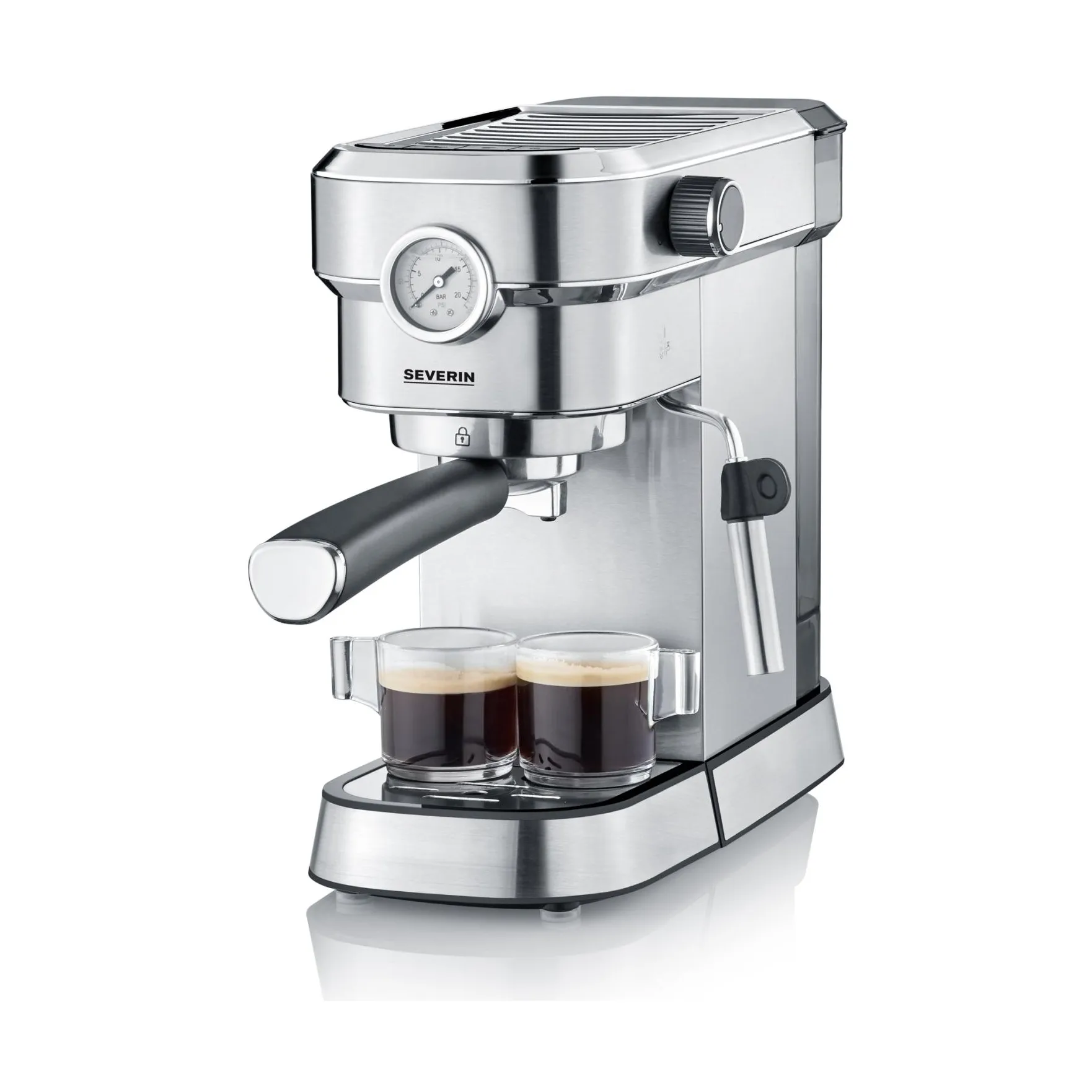 Severin KA 5995 Espresa Plus Espresso Machine 1-2 cups, Stainless steel Severin