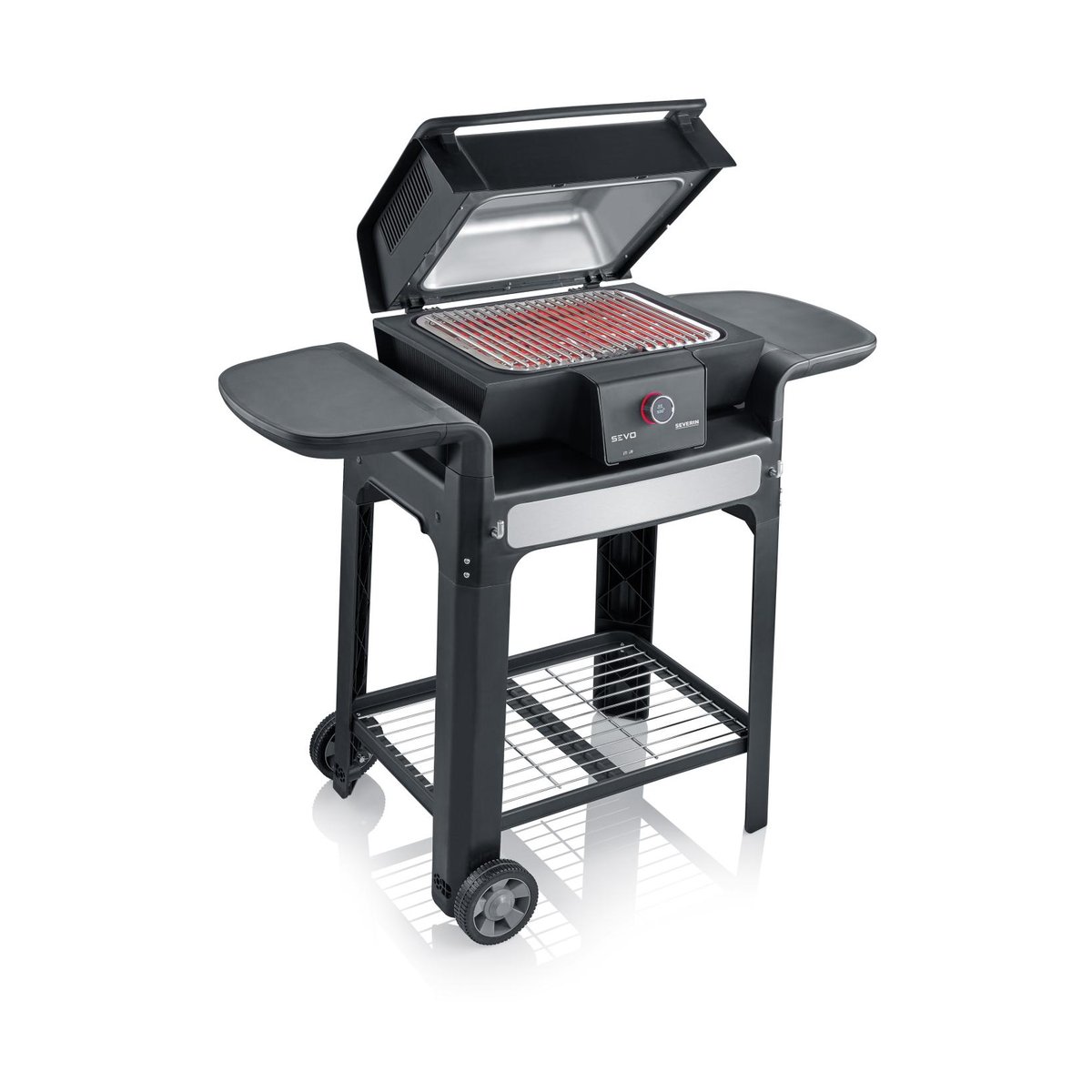 Severin Severin PG 8107 Sevo Electric Grill with Grill Cart Black