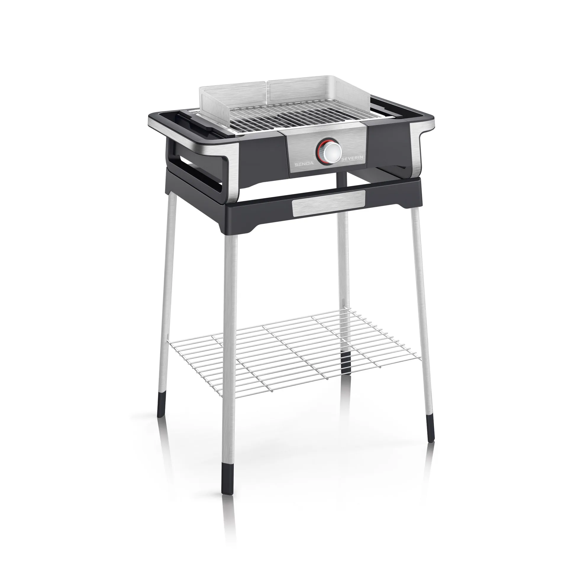 Severin PG 8117 Senoa Boost electric grill with stand, Black Severin