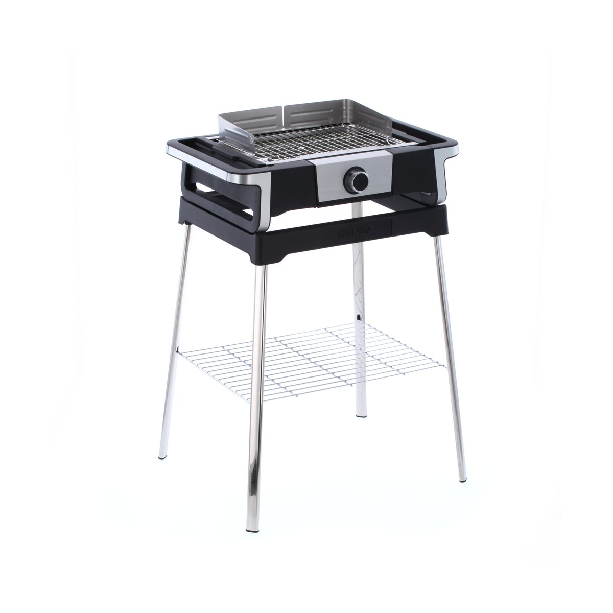 Severin Severin PG 8118 Senoa DigitalBoost electric grill with stand Black