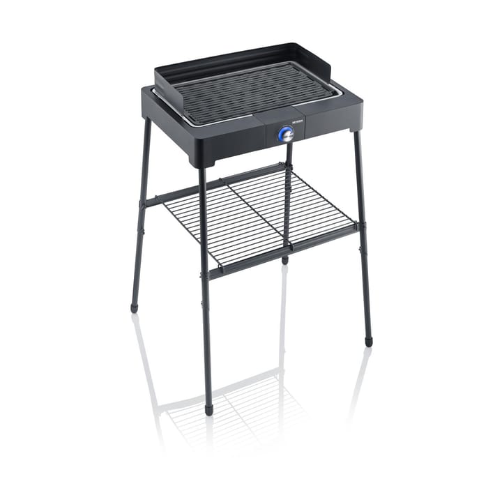 Severin PG 8568 Electric Grill with Stand and Grill Plate - Black - Severin