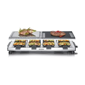 Severin RG 2373 Raclette Deluxe Combo 8 Pans - Silver - Severin