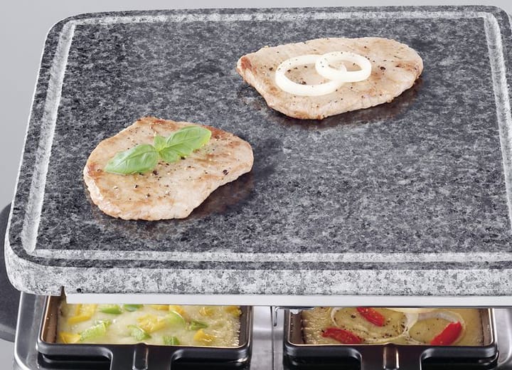 Severin RG 2373 Raclette Deluxe Combo 8 Pans, Silver Severin