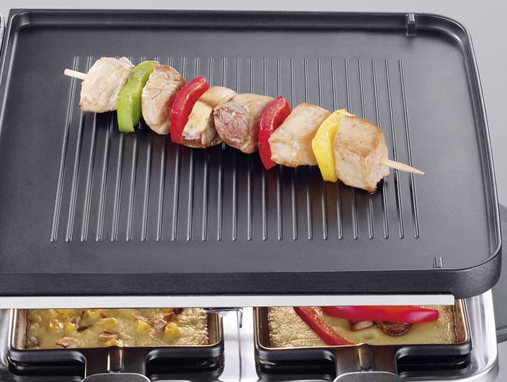 Severin RG 2373 Raclette Deluxe Combo 8 Pans, Silver Severin