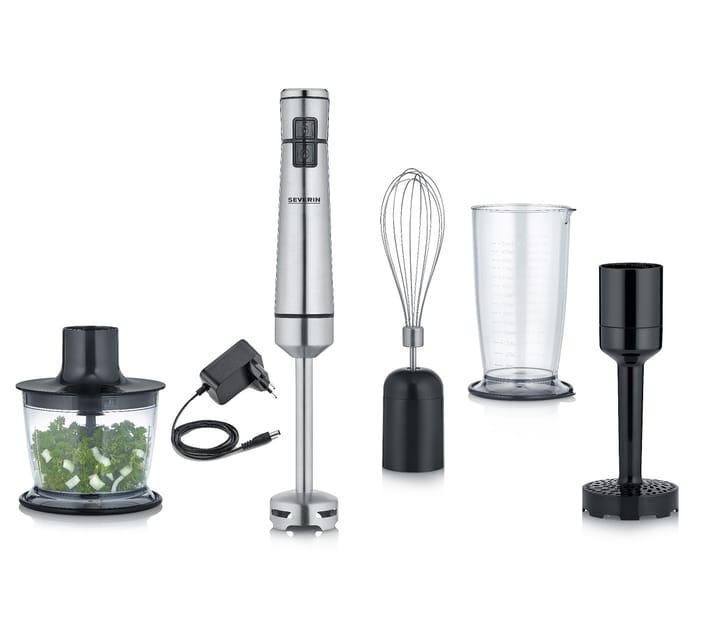 Severin SM 3775 hand blender set cordless - Brushed steel - Severin