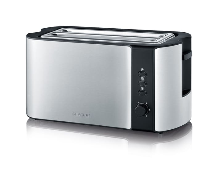 Severin toaster AT 4 slices, Brushed steel-black Severin