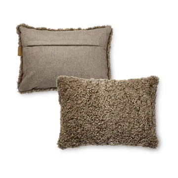 Shepherd Lina sheep skin cushion 40 x 30 cm - Desert - Shepherd of Sweden