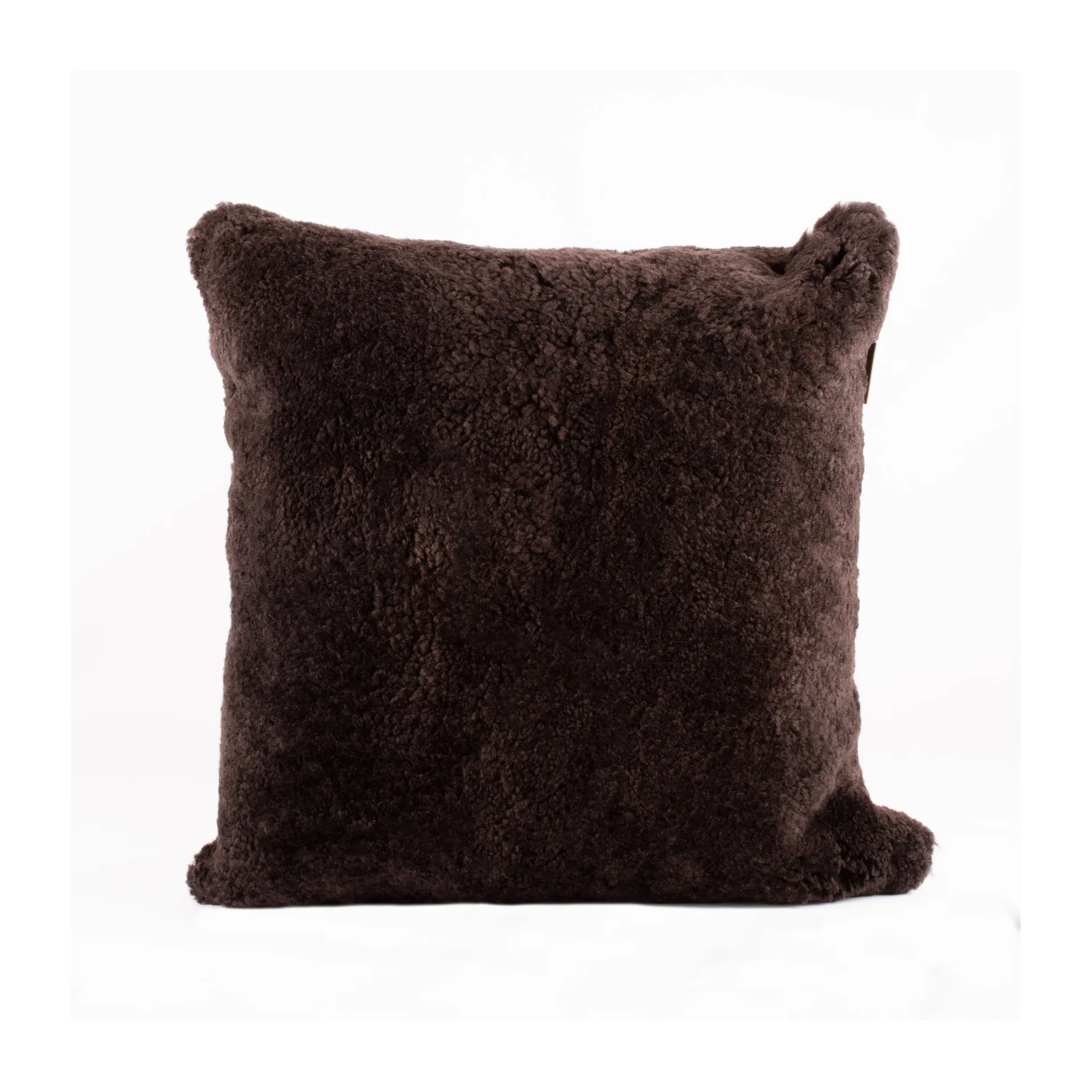 Shepherd Lina sheep skin cushion 40 x 40 cm, dark brown Shepherd of Sweden