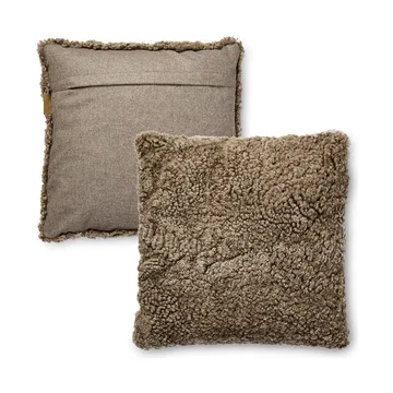 Shepherd Lina sheep skin cushion 40 x 40 cm - Desert - Shepherd of Sweden