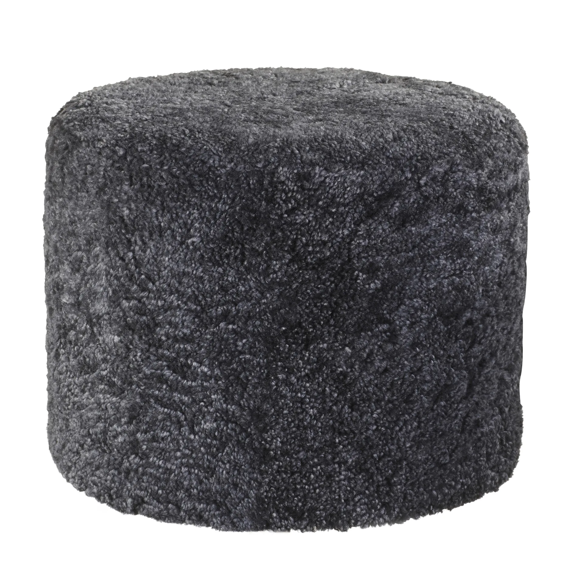Shepherd sit pouf Frida, black-graphite Shepherd of Sweden