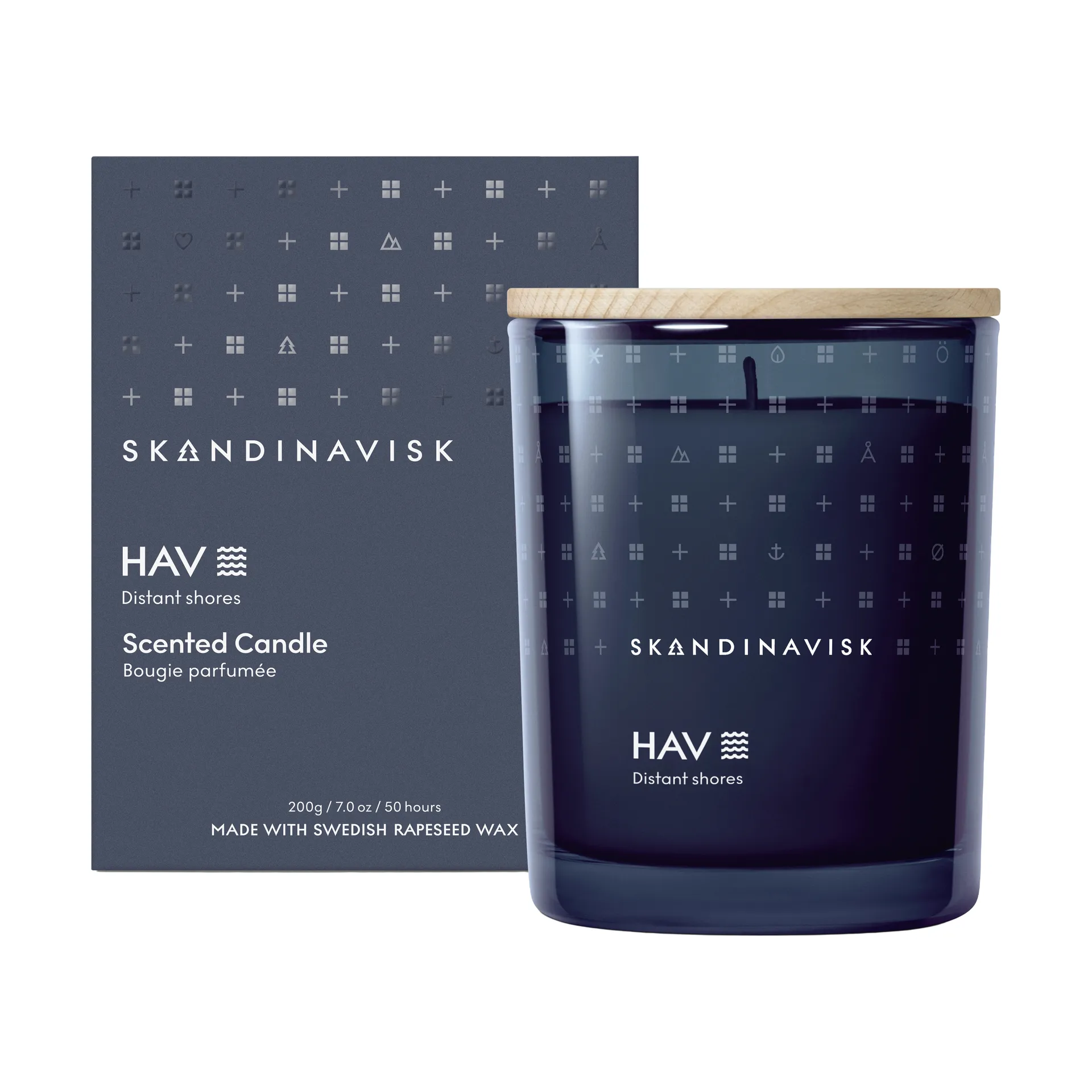 Hav scented candle with lid, 200 g Skandinavisk