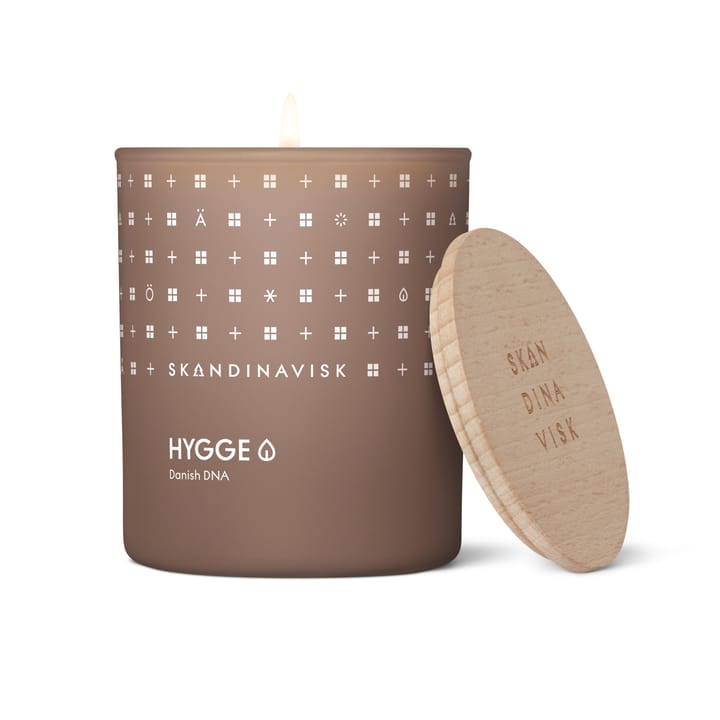 Hygge scented candle with lid, 200 g Skandinavisk