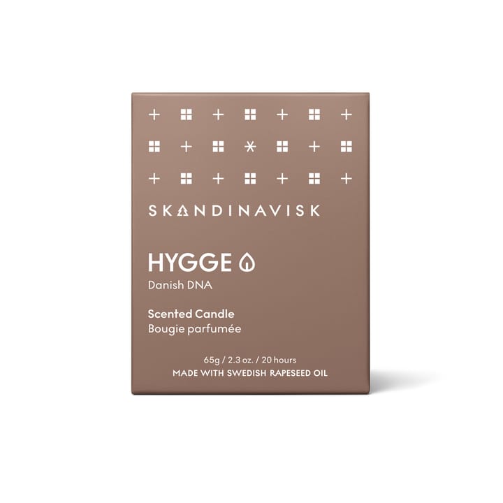 Hygge scented candle with lid, 65 g Skandinavisk