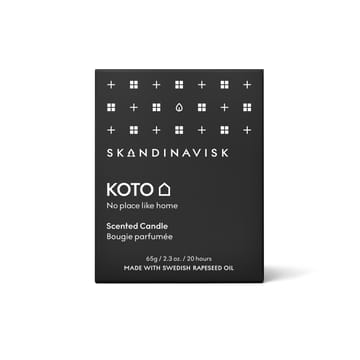 Koto scented candle with lid - 65 g - Skandinavisk