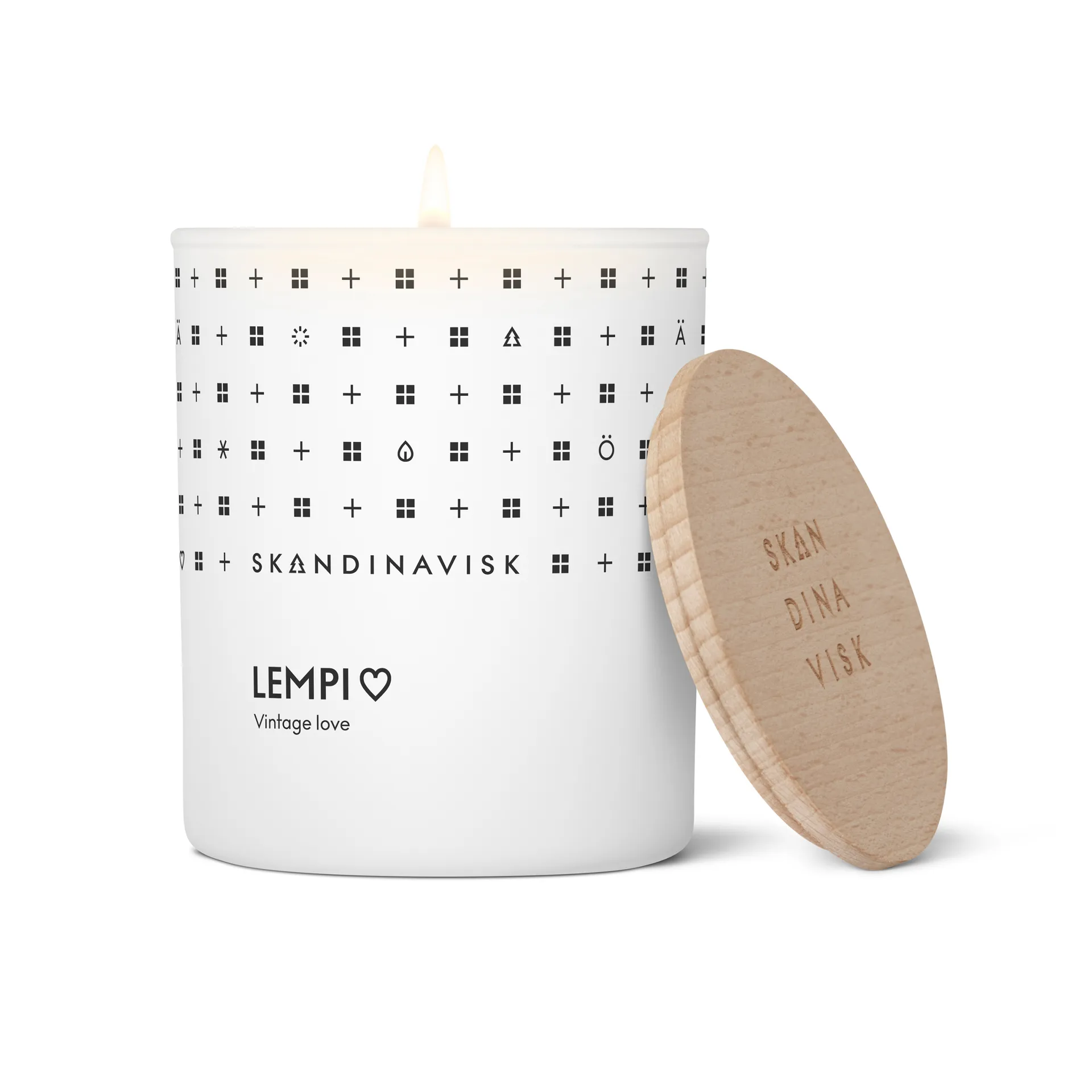 Lempi scented candle with lid, 200 g Skandinavisk