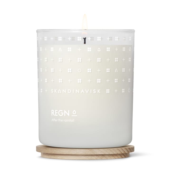 Rain scented candle with lid, 200 g Skandinavisk