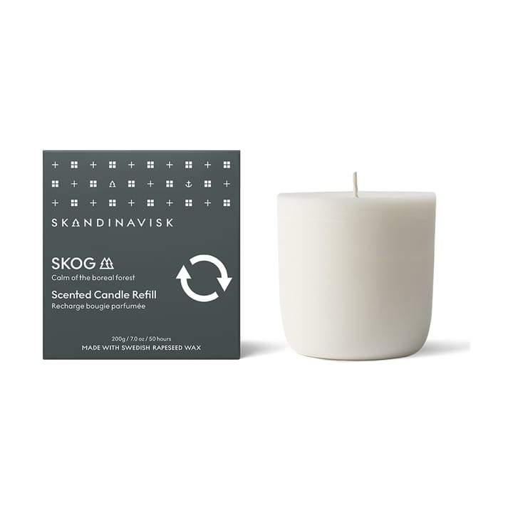 Refill Skog scented candle, 200 g Skandinavisk