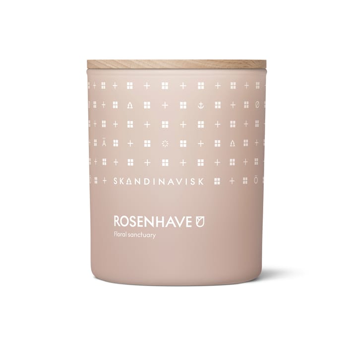 Rosenhave scented candle with lid, 200 g Skandinavisk