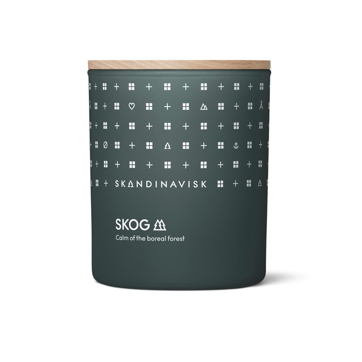 Skog scented candle with lid, 200 g Skandinavisk