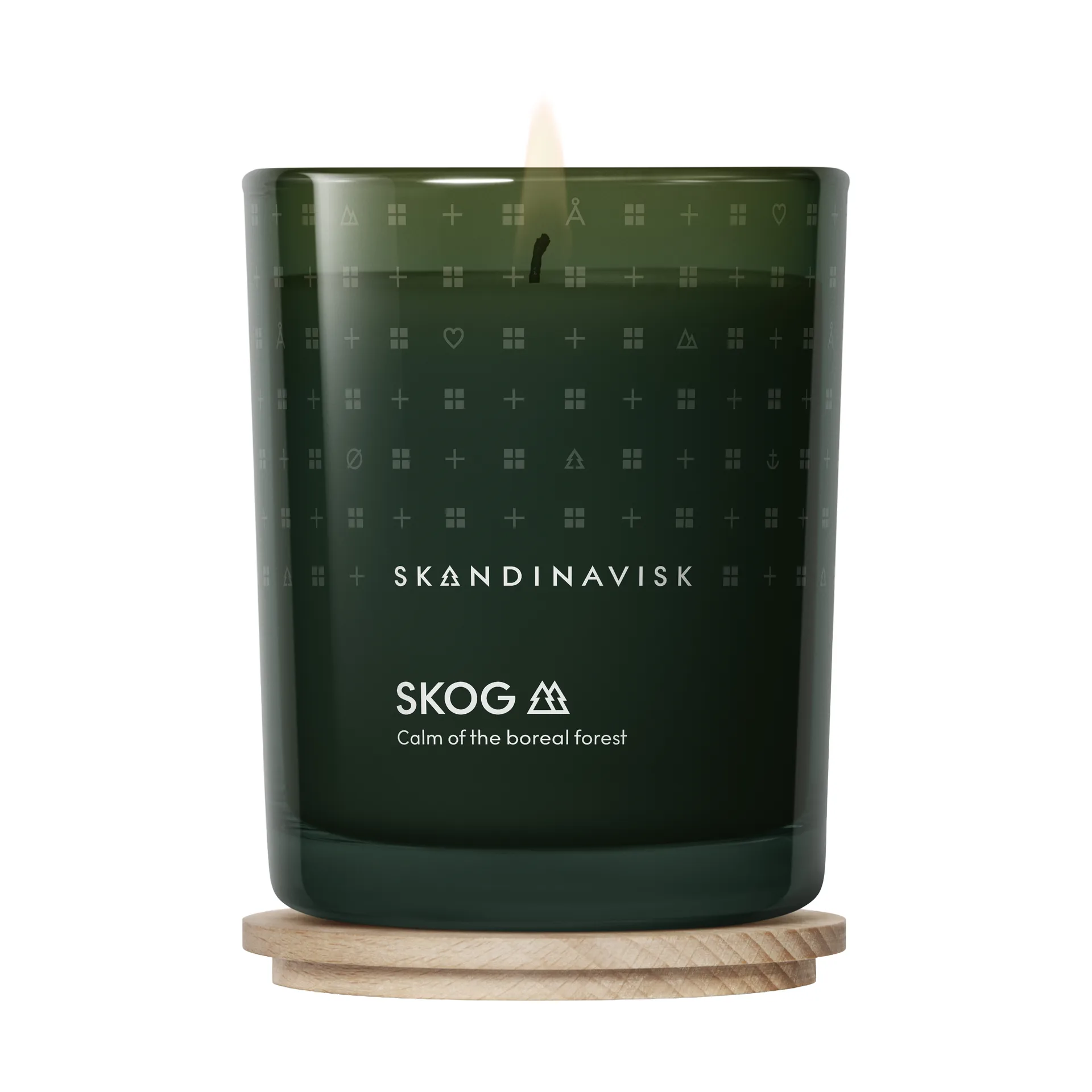 Skog scented candle with lid, 200 g Skandinavisk