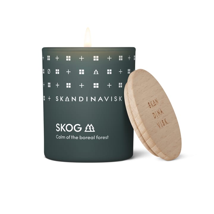 Skog scented candle with lid, 65 g Skandinavisk