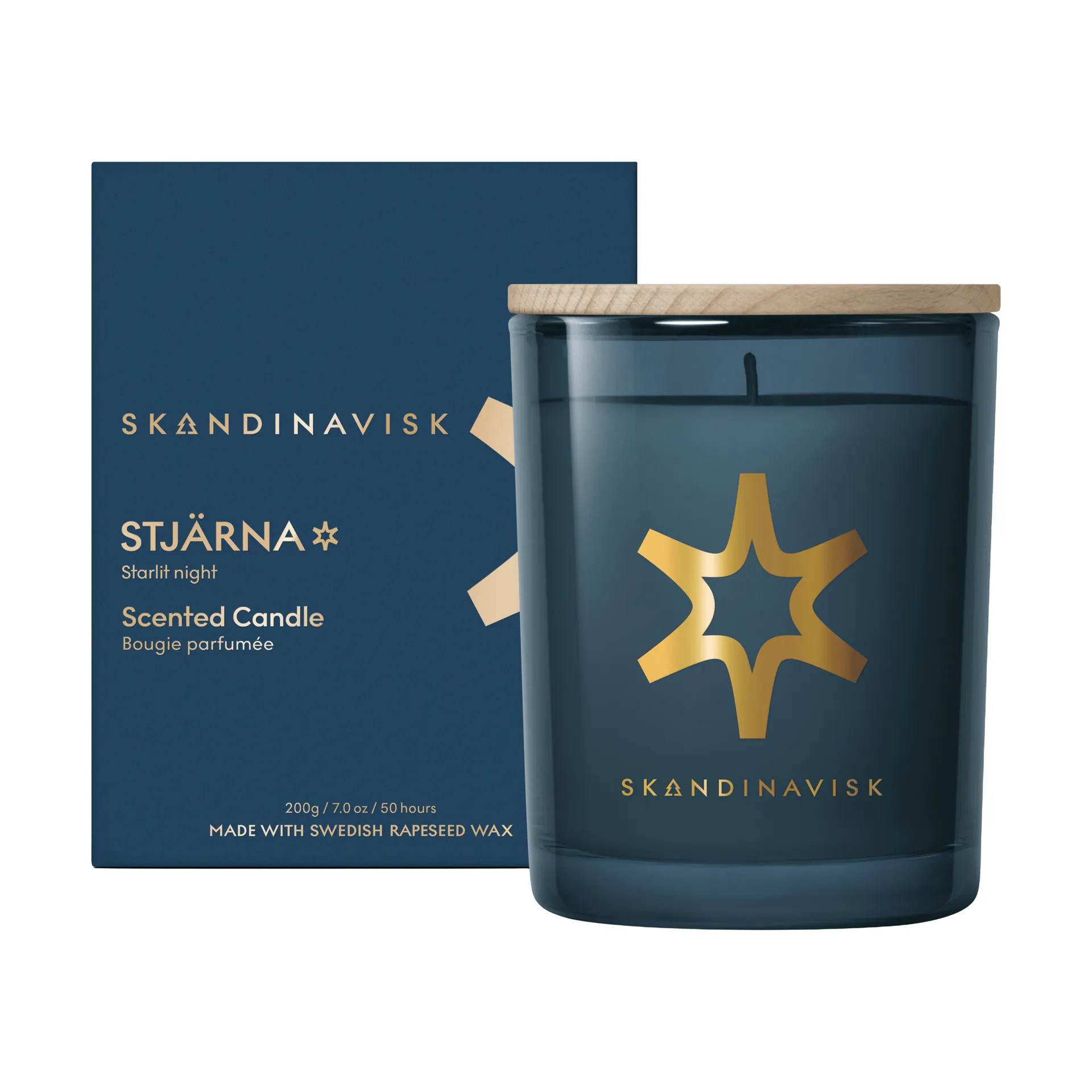 Stjärna Gold Symbol scented candle, 200 g Skandinavisk