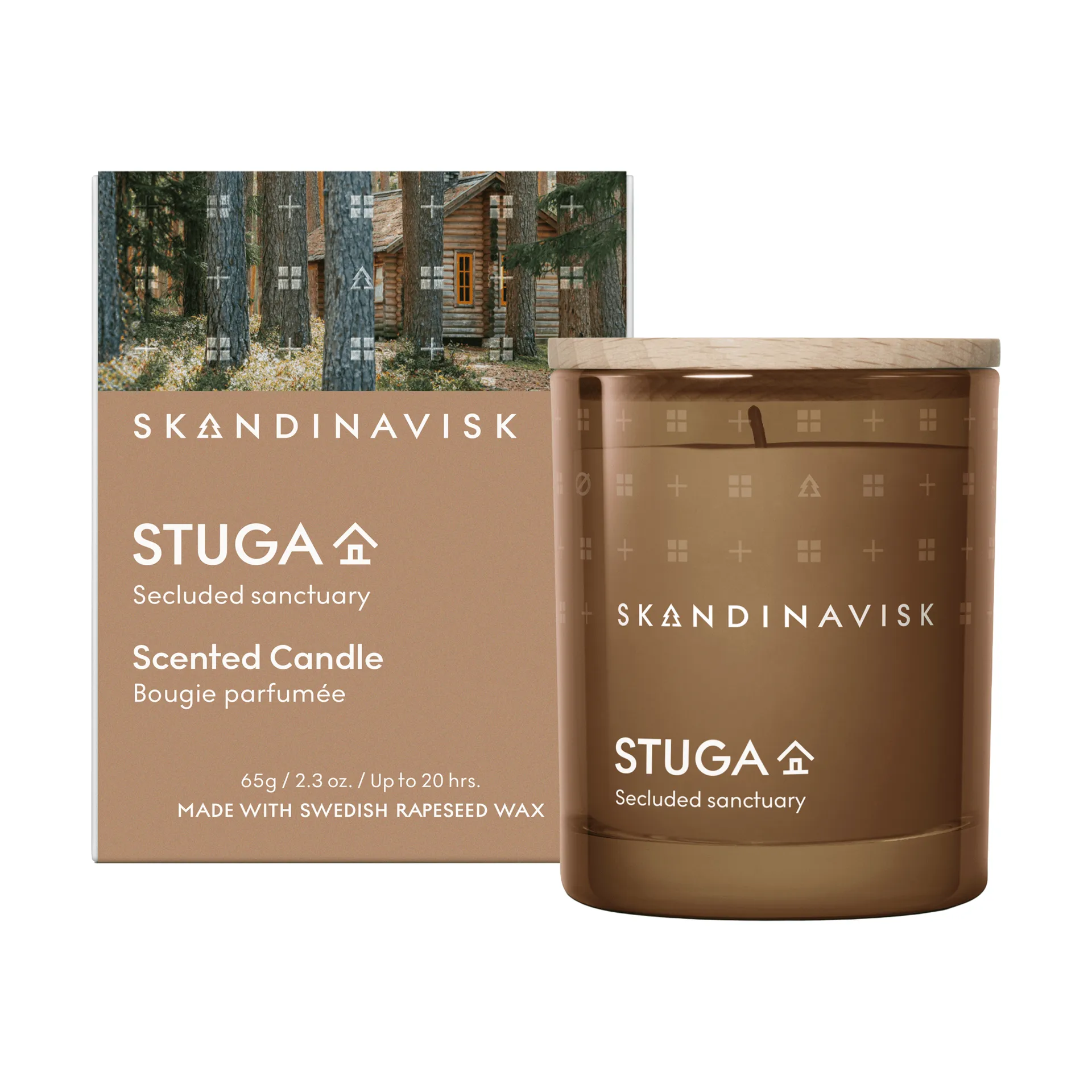 Stuga scented candle, 65 g Skandinavisk