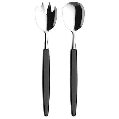 Skaugum salad cutlery, Urban Black Skaugum of Norway