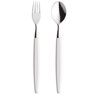 Skaugum serving cutlery, Pure White Skaugum of Norway