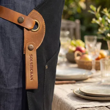 Solstickan canvas apron - Black - Solstickan Design