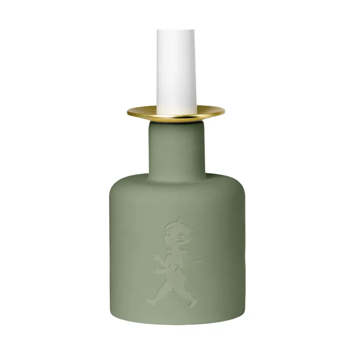 Solstickan ceramic candle holder - Green - Solstickan Design