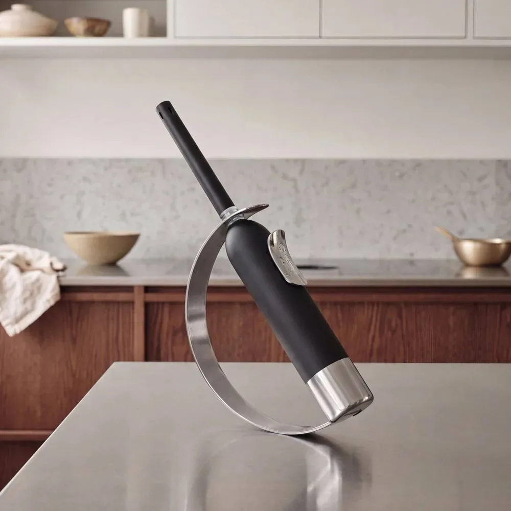 Solstickan Eldklinga lighter, Black-silver Solstickan Design