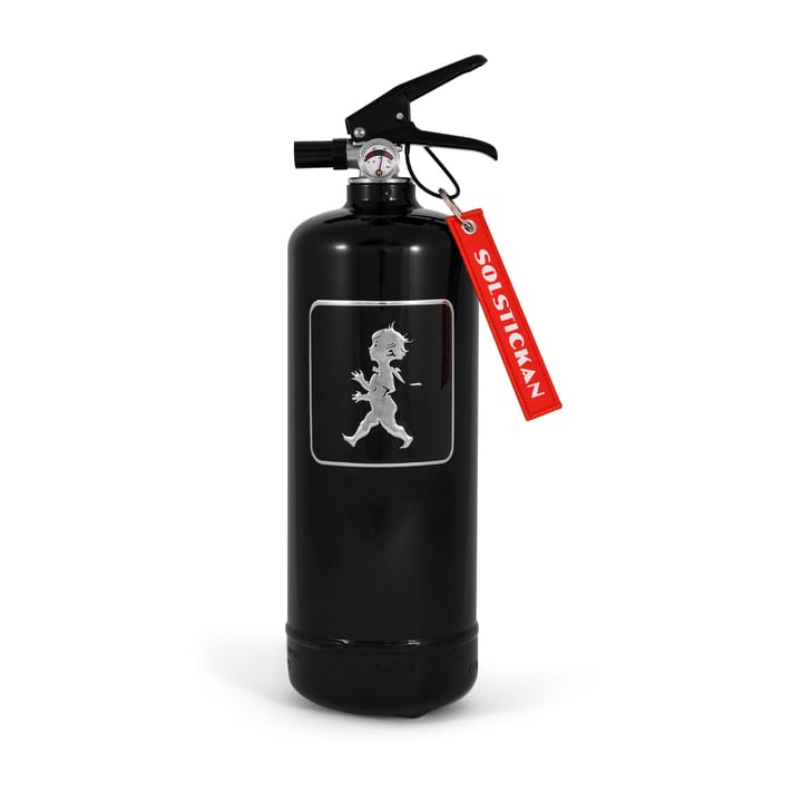 Solstickan fire extinguisher 2 kg, Black-silver Solstickan Design