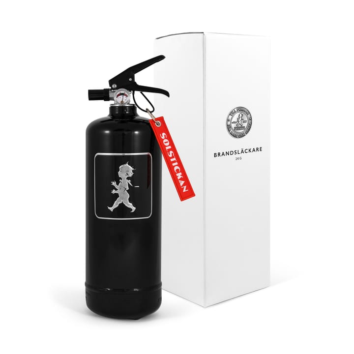 Solstickan fire extinguisher 2 kg, Black-silver Solstickan Design