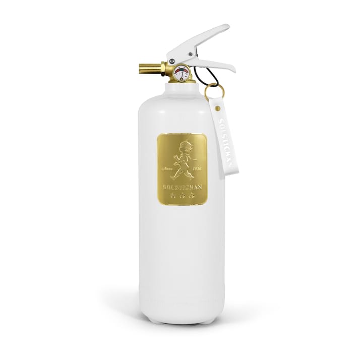 Solstickan fire extinguisher 2 kg - White-gold - Solstickan Design