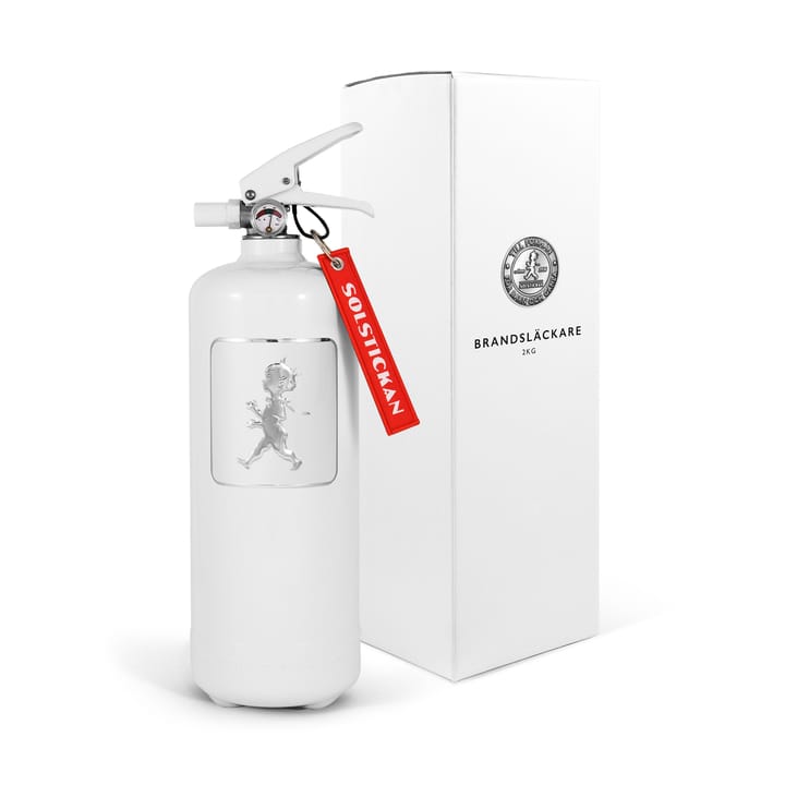 Solstickan fire extinguisher 2 kg, White-silver Solstickan Design