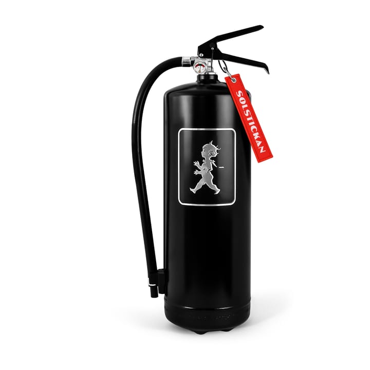 Solstickan fire extinguisher 6 kg, Black-silver Solstickan Design