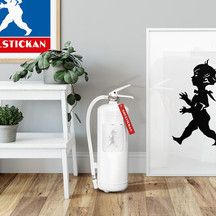 Solstickan fire extinguisher 6 kg, White-silver Solstickan Design